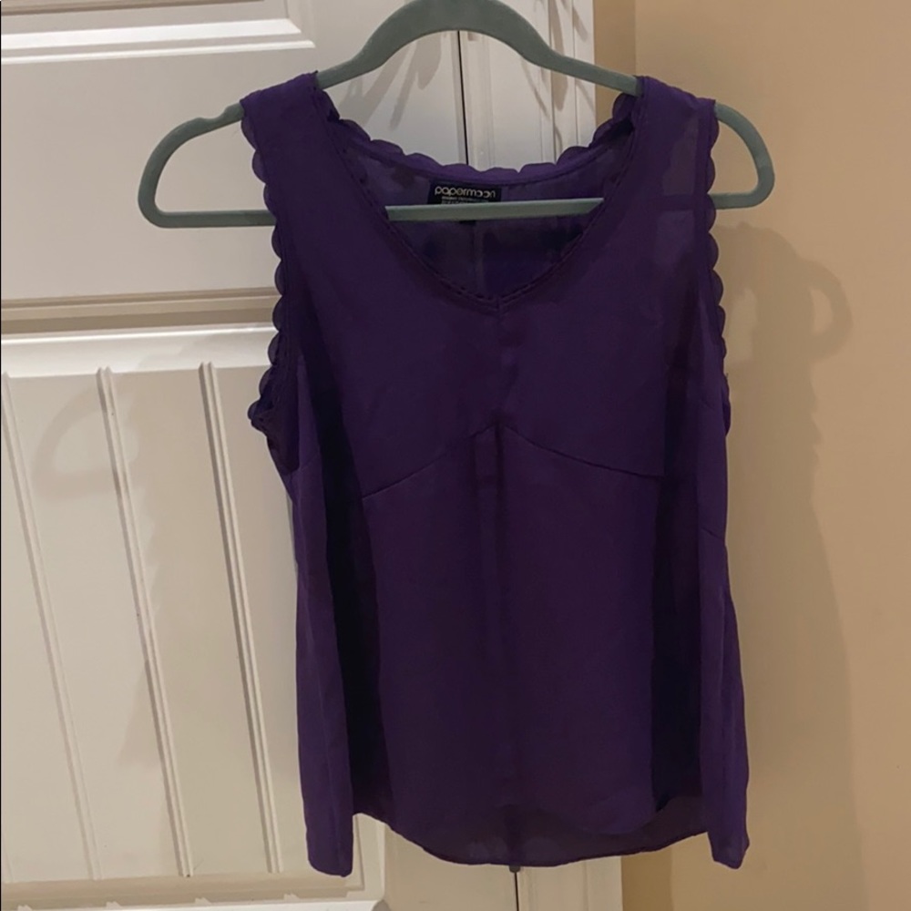 Purple tank top